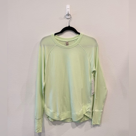 SOLD NWT Athleta Light Green Sweatshirt - Picture 2 of 5